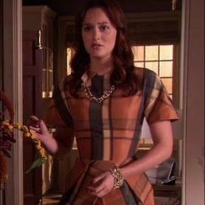 Gossip Girl Blair Waldorf Plaid Tartan Dress